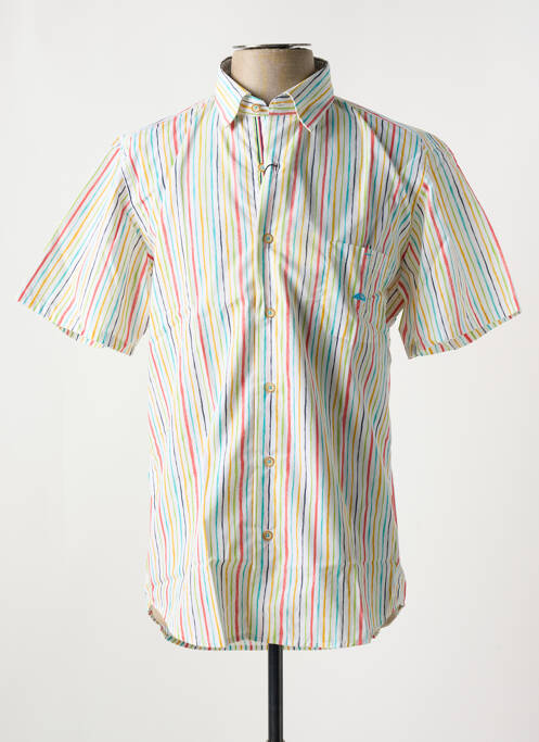 Chemise manches courtes blanc DARIO BELTRAN pour homme