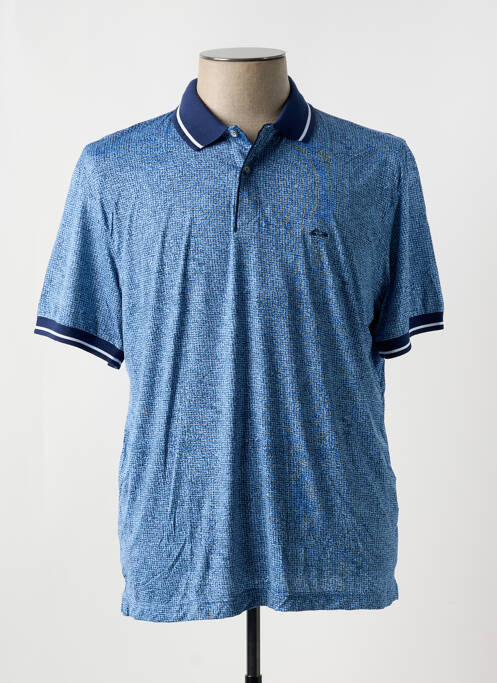 Polo bleu DARIO BELTRAN pour homme