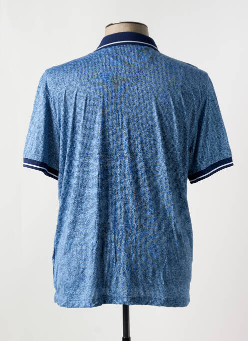 Polo bleu DARIO BELTRAN pour homme