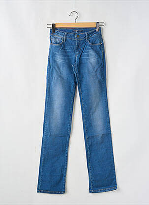Jeans coupe droite stretch taille normale bleu TIFFOSI femme