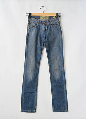 Jeans coupe droite taille basse taille basse bleu TIFFOSI femme
