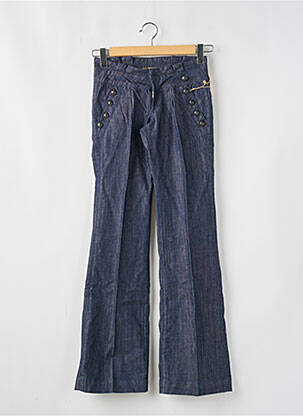Jean coupe flare stretch taille basse bleu TIFFOSI femme