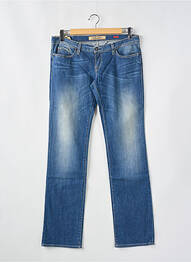Jeans coupe droite taille basse taille basse bleu TIFFOSI femme