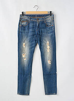 Jeans boyfriend taille basse taille basse bleu TIFFOSI femme