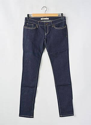 Jeans skinny tissage brut taille basse bleu TIFFOSI femme