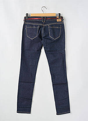 Jeans skinny tissage brut taille basse bleu TIFFOSI femme