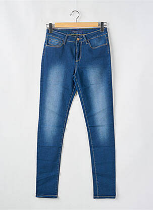 Jeans skinny stretch taille basse bleu TIFFOSI femme