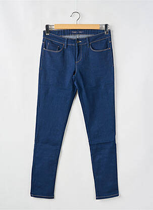 Jeans skinny tissage brut taille basse bleu TIFFOSI femme
