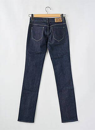 Jeans coupe slim tissage brut taille basse bleu TIFFOSI femme
