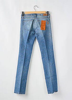 Jeans coupe slim effet usé délavé taille basse bleu TIFFOSI femme