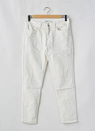 Jeans skinny stretch taille basse blanc TIFFOSI femme