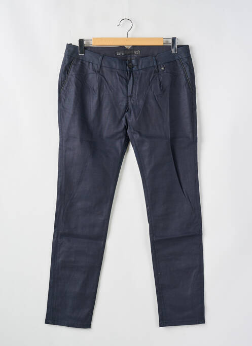 Pantalon chino stretch taille basse bleu TIFFOSI homme