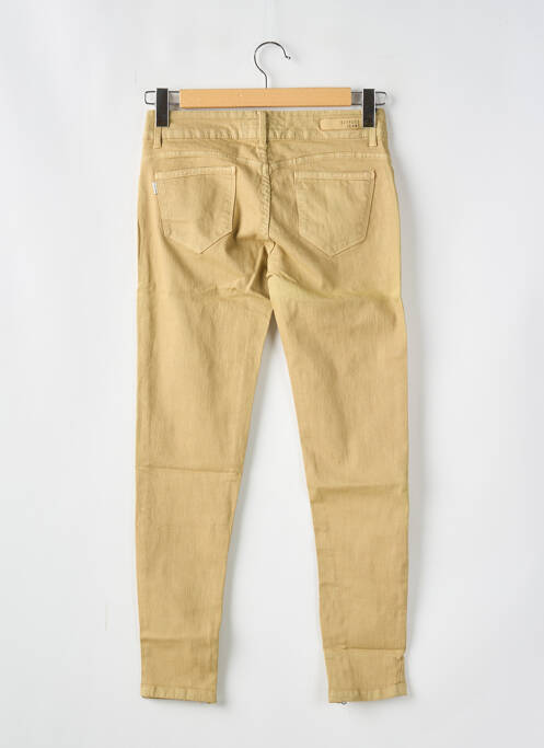 Jeans coupe slim beige TIFFOSI pour femme