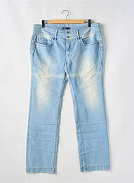 Jeans coupe droite taille normale taille normale bleu TIFFOSI femme