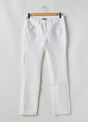 Jeans coupe slim stretch taille normale blanc TIFFOSI femme