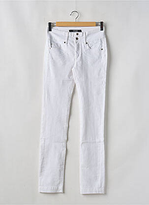 Jeans coupe slim stretch taille normale blanc TIFFOSI femme