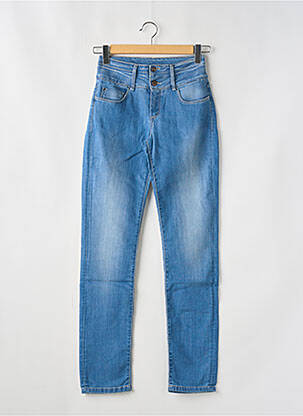 Jeans coupe slim stretch taille haute bleu TIFFOSI femme