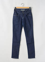 Jeans coupe slim tissage brut taille basse bleu TIFFOSI femme
