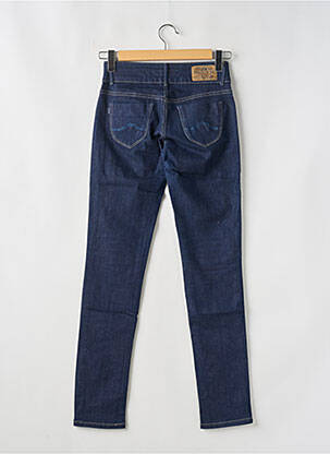 Jeans coupe slim tissage brut taille basse bleu TIFFOSI femme