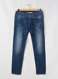 Jeans coupe slim taille basse taille basse bleu TIFFOSI femme