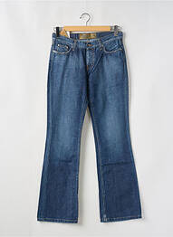 Jean coupe flare stretch taille basse bleu TIFFOSI femme