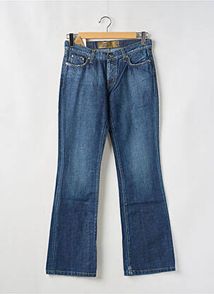 Jean coupe flare stretch taille basse bleu TIFFOSI femme