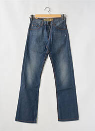 Jeans coupe droite fermeture boutonnée sur le devant taille normale bleu TIFFOSI homme