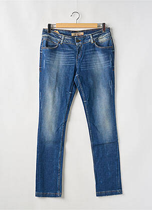 Jeans coupe slim taille basse taille basse bleu TIFFOSI femme