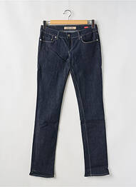 Jeans coupe slim tissage brut taille basse bleu TIFFOSI femme