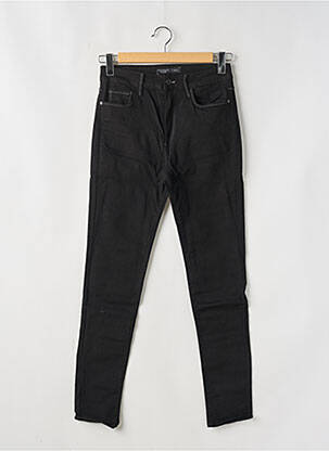 Jeans coupe slim stretch taille haute noir TIFFOSI femme