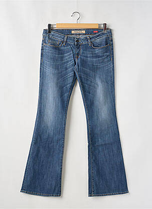 Jean coupe flare stretch taille basse bleu TIFFOSI femme