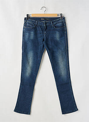 Jeans coupe slim stretch taille basse bleu TIFFOSI femme