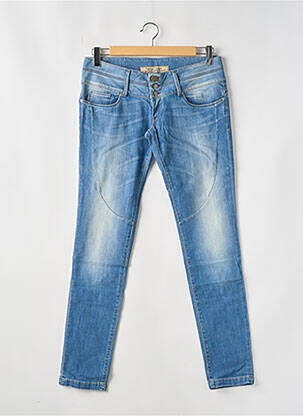 Jeans coupe slim taille basse taille basse bleu TIFFOSI femme