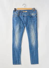 Jeans coupe slim taille basse taille basse bleu TIFFOSI femme