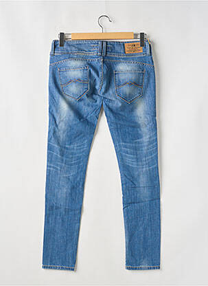 Jeans coupe slim stretch taille basse bleu TIFFOSI femme