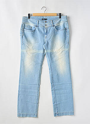 Jeans coupe droite bleu TIFFOSI pour femme