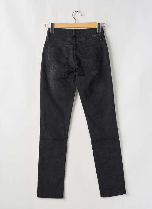 Jeans coupe slim stretch taille haute noir TIFFOSI femme