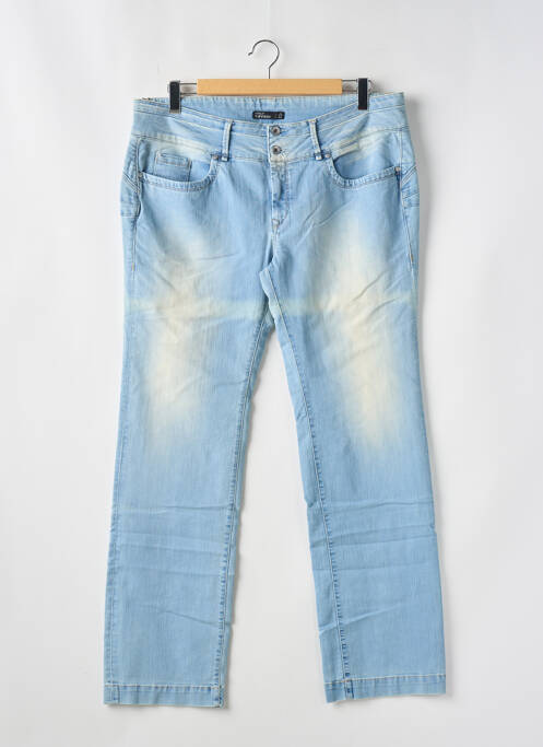 Jeans coupe droite bleu TIFFOSI pour femme
