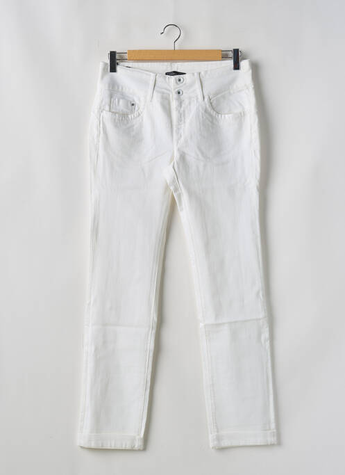 Jeans coupe slim blanc TIFFOSI pour femme