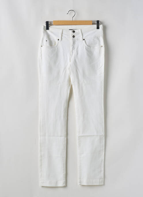 Jeans coupe slim blanc TIFFOSI pour femme