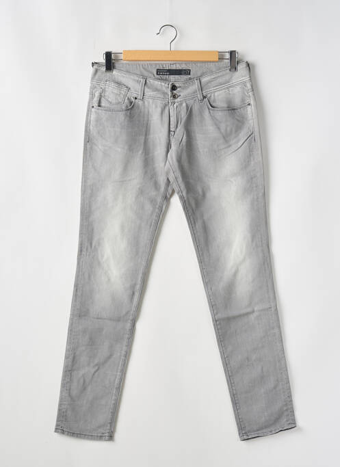 Jeans coupe slim gris TIFFOSI pour femme