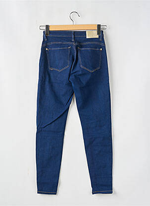 Jeans coupe slim tissage brut taille basse bleu TIFFOSI femme