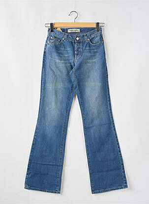 Jean coupe flare stretch taille basse bleu TIFFOSI femme