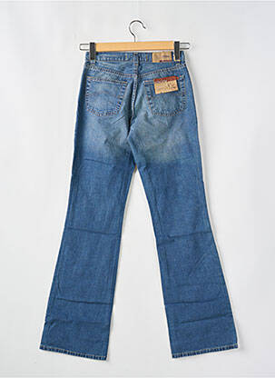 Jean coupe flare stretch taille basse bleu TIFFOSI femme
