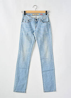Jeans coupe slim taille basse taille basse bleu TIFFOSI femme
