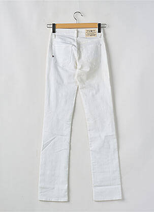 Jeans coupe slim taille basse taille basse blanc TIFFOSI femme