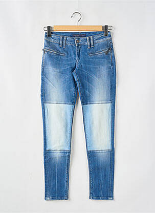 Jeans coupe slim taille basse taille basse bleu TIFFOSI femme