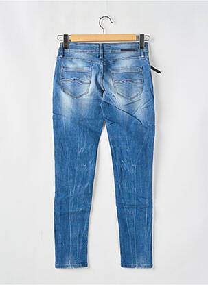 Jeans coupe slim stretch taille basse bleu TIFFOSI femme