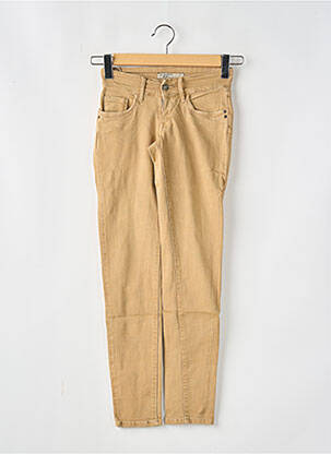 Jeans skinny stretch taille basse beige TIFFOSI femme