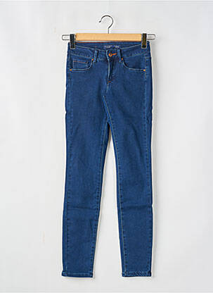 Jeans skinny tissage brut taille basse bleu TIFFOSI femme